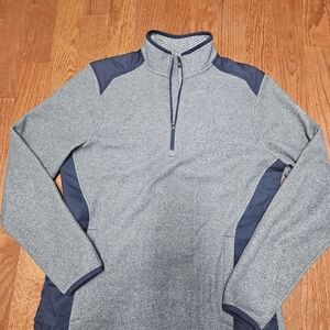 Under Armour Blue and Gray ColdGear Pullover